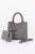 Bolsa gris con cartera