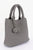 Bolsa gris con cartera