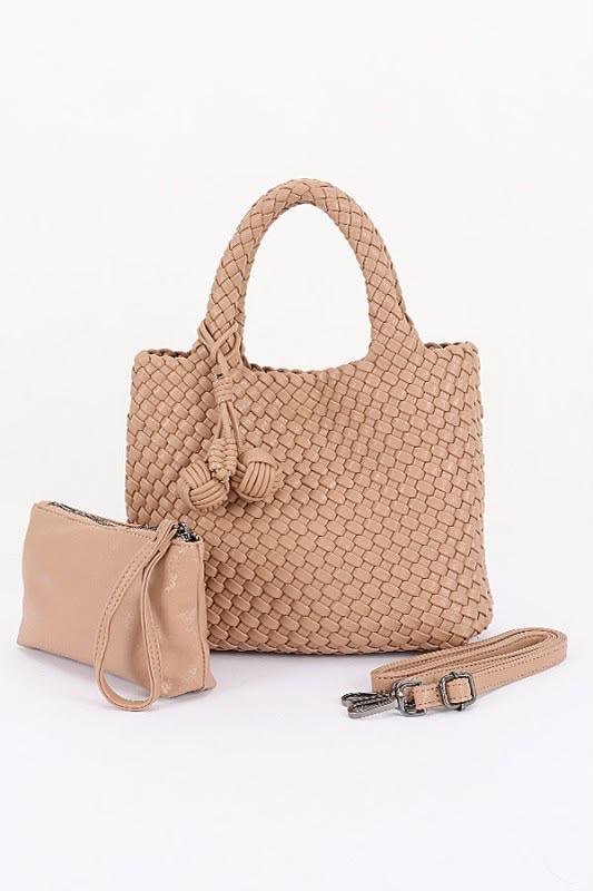 Bolsa nude con cartera
