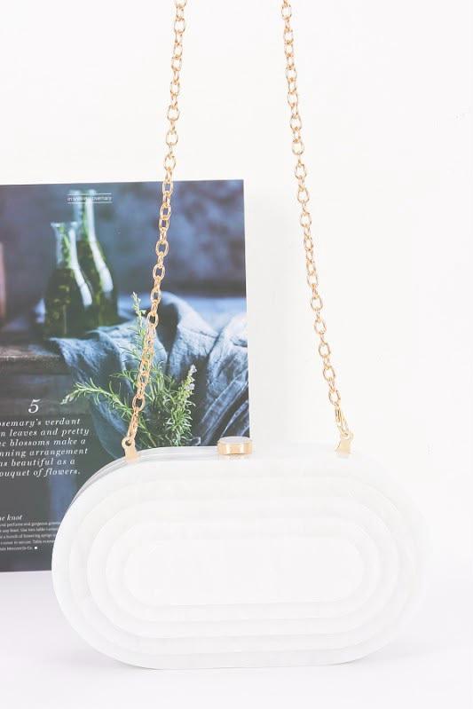 Bolsa clutch blanca
