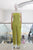 Conjunto satinado verde olivo