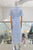 Vestido guipur baby blue