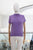 Blusa plisada lavanda