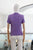 Blusa plisada lavanda