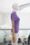 Blusa plisada lavanda