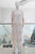 Vestido seda beige