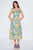 Vestido midi flores