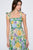Vestido midi flores
