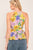 Conjunto flores amarillo y lila