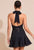 Vestido halter negro