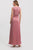 Vestido plisado rosa