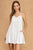 Vestido blanco corto