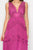 Vestido largo magenta