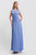 Vestido plisado azul