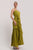 Vestido plisado verde