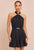 Vestido halter negro