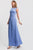 Vestido plisado azul