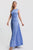Vestido plisado azul