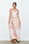Vestido floral satinado