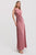 Vestido plisado rosa