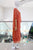 Vestido seda italiana terracota