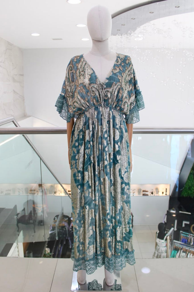 Vestido seda print