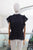 Blusa negra polka dots
