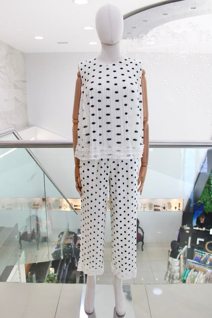 Conjunto plisado polka dots