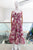 Vestido moño magenta
