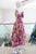 Vestido moño magenta