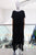 Vestido seda negro