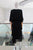 Vestido seda negro
