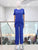 Conjunto plisado azul