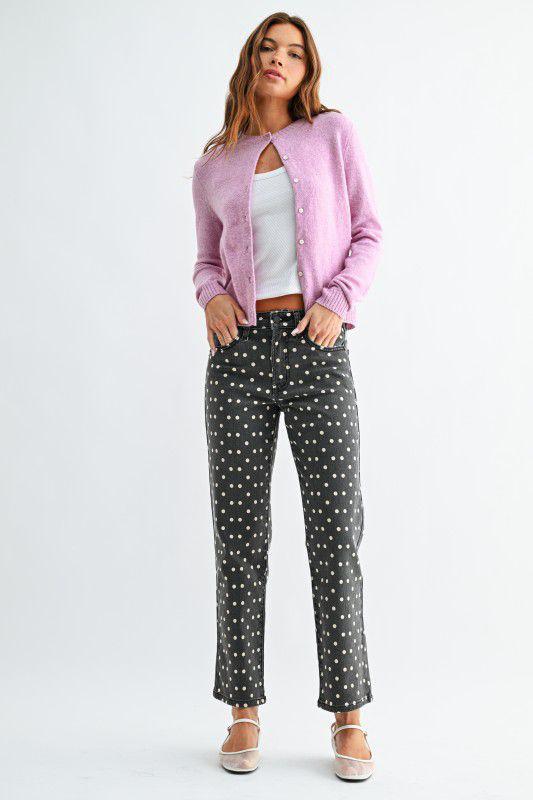 Jeans polka dots