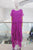 Vestido seda púrpura