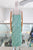 Vestido seda aqua