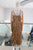 Vestido seda café