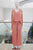 Conjunto satín coral