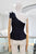 Blusa denim moño