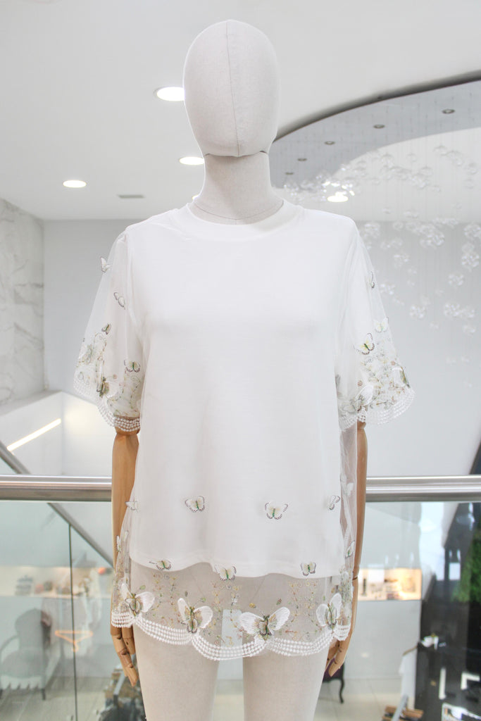 Blusa tul mariposas