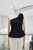 Blusa denim moño