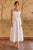 Vestido midi blanco