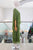 Vestido seda verde olivo
