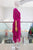Vestido capas magenta