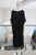 Vestido seda negro
