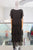 Vestido seda café