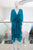 Vestido seda verde