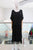 Vestido seda negro