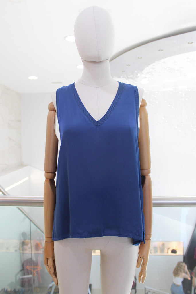 Blusa sisada azul