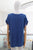 Blusa holgada azul